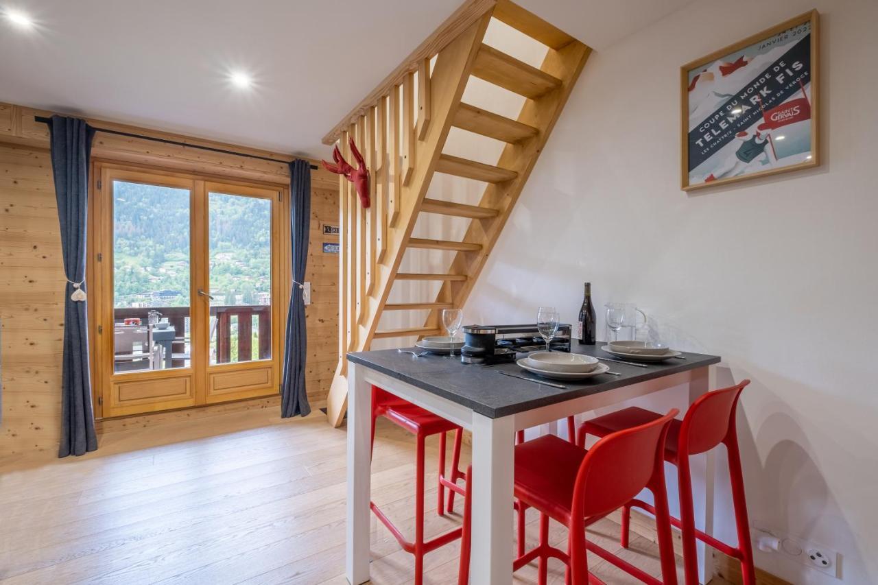 Chalet Teddy Bear 3 Chambres, Au Coeur De St Gervais سا جيرفي لي با المظهر الخارجي الصورة